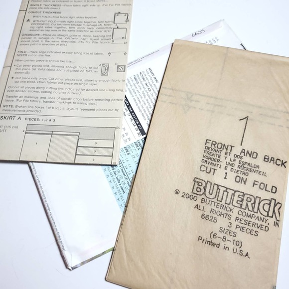 Vintage | A-line Skirt Sewing Pattern - Picture 2 of 5